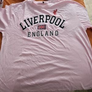 NWT Pink Liverpool England T-Shirt